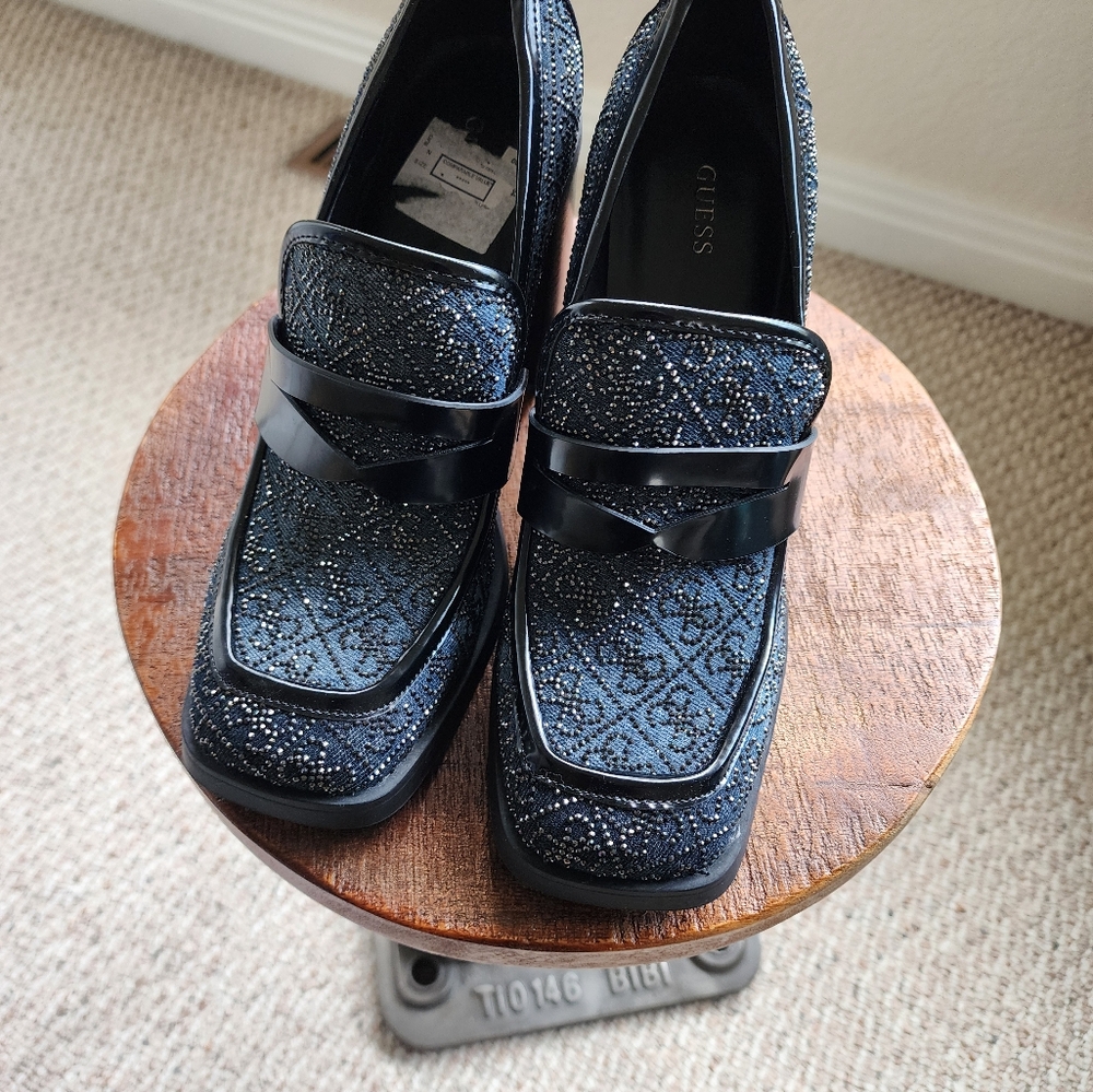 Guess block heels